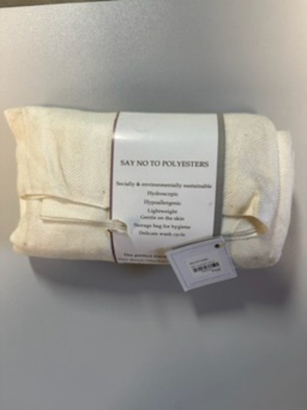 PASHMA Ivory Throw